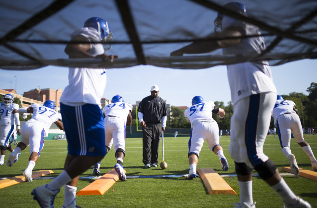 Oklahoma announces hiring of former KU DLine coach Calvin Thibodeaux